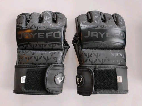 Mma gloves jayefo black - black, l/xl