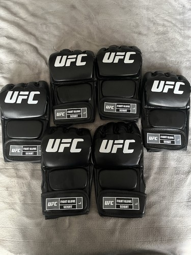 Ufc replica black mma gloves - black, 3
